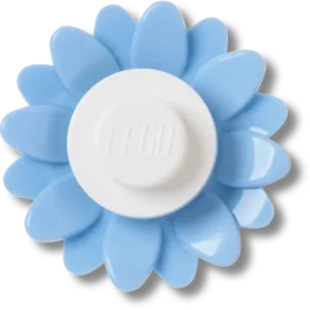 Berloques Jibbitz™ de flor azul 4Lw