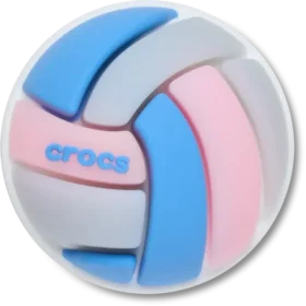 Berloques Jibbitz™ de voleibol em 3D em tons pastel