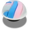 Berloques Jibbitz™ de voleibol em 3D em tons pastel Berloques Jibbitz™ de voleibol em 3D em tons pastel