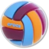 Berloques Jibbitz™ de voleibol em 3D em tons pastel Berloques Jibbitz™ de voleibol em 3D em tons pastel