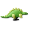 Berloques Jibbitz «Dinossauro Verde 3D com Escamas» Berloques Jibbitz «Dinossauro Verde 3D com Escamas»
