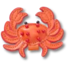 Berloques Jibbitz™ em forma de caranguejo brilhante Berloques Jibbitz™ em forma de caranguejo brilhante