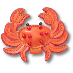 Berloques Jibbitz™ em forma de caranguejo brilhante