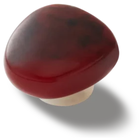 Berloques Jibbitz™ em pedra de obsidiana de mogno