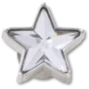 Berloques Jibbitz™ Estrela Brilhante com Gema Prateada Berloques Jibbitz™ Estrela Brilhante com Gema Prateada