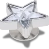 Berloques Jibbitz™ Estrela Brilhante com Gema Prateada Berloques Jibbitz™ Estrela Brilhante com Gema Prateada