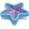 Berloques Jibbitz™ Estrela com Lantejoulas Roxas