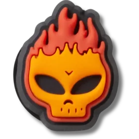 Berloques Jibbitz™ «Flaming Skull»