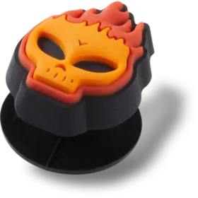 Berloques Jibbitz™ «Flaming Skull»