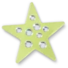 Berloques Jibbitz «Green Gem Star»