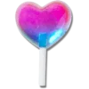 Berloques Jibbitz «Jelly Heart Lollipop»