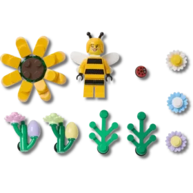 Berloques Jibbitz™ Lego® Botanicals, embalagem de 10