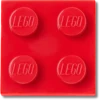 Berloques Jibbitz™ Lego® de azulejo vermelho 2X2 Berloques Jibbitz™ Lego® de azulejo vermelho 2X2