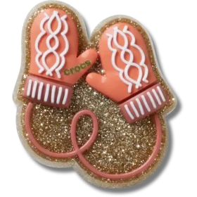 Berloques Jibbitz «Luvas Cor-de-rosa Glitter»
