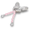 Berloques Jibbitz™ Meta Borboleta com Contas Prateadas Berloques Jibbitz™ Meta Borboleta com Contas Prateadas