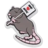 Berloques Jibbitz™ «Nyc Rats Run the City» Berloques Jibbitz™ «Nyc Rats Run the City»