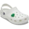 Berloques Jibbitz para sapatos em forma de folha de cânhamo Berloques Jibbitz para sapatos em forma de folha de cânhamo