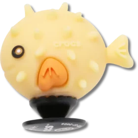 Berloques Jibbitz™ Peixe-balão 3D que muda de cor com UV