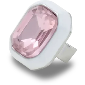 Berloques Jibbitz™ «Sandálias C» com pedra retangular