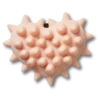Berloques Jibbitz Spike em forma de coração rosa claro Berloques Jibbitz Spike em forma de coração rosa claro