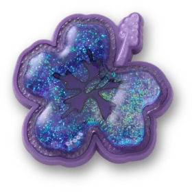 Berloques Jibbitz™ Squish Purple Hibiscus