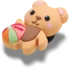 Berloques Jibbitz «Urso Bonitinho da Praia» Berloques Jibbitz «Urso Bonitinho da Praia»