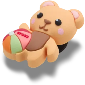 Berloques Jibbitz «Urso Bonitinho da Praia»