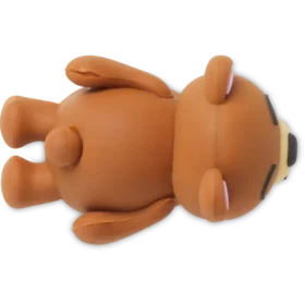 Berloques Jibbitz «Urso de Barriga para Cima» em 3D