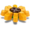 Berloques Lego® Jibbitz™ em forma de girassol Berloques Lego® Jibbitz™ em forma de girassol