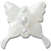 Berloques Meta Jelly White Butterfly Jibbitz™ Berloques Meta Jelly White Butterfly Jibbitz™