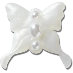 Berloques Meta Jelly White Butterfly Jibbitz™