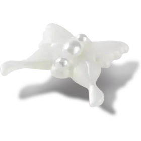 Berloques Meta Jelly White Butterfly Jibbitz™