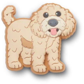 «Berloques para sapatos B’golden Doodle Puppy Jibbitz»