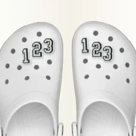 Berloques para sapatos Jibbitz com o número 0