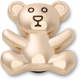 Berloques para sapatos Jibbitz™ Urso de Peluche Dourado