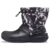 Botas Classic Lined Neo Puff Tie-Dye «Preto Branco»