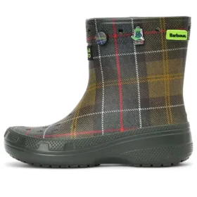 Botas clássicas Crocs x Barbour «Olive Plaid»