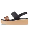 Brooklyn Low Wedge «Preto Castanho»