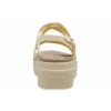 Brooklyn Strappy Low Wedge «Bone»