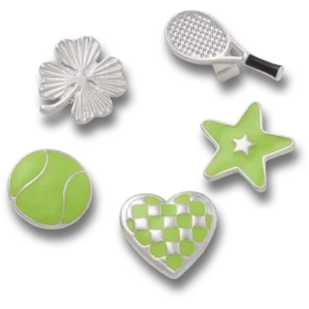 Charms «Sandálias C» Lucky Sport, pacote de 5 Berloques Jibbitz™