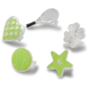 Charms «Sandálias C» Lucky Sport, pacote de 5 Berloques Jibbitz™ Charms «Sandálias C» Lucky Sport, pacote de 5 Berloques Jibbitz™