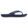 Chinelos clássicos Crocs Flip Casual unissexo azul-marinho