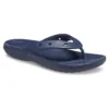 Chinelos clássicos Crocs Flip Casual unissexo azul-marinho