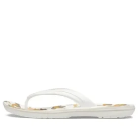 Chinelos Crocband com Estampado «Branco/Castanho»