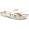 Chinelos Crocband com Estampado «Branco/Castanho»