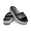 Chinelos de plataforma Crocband «Preto Cinza Branco»