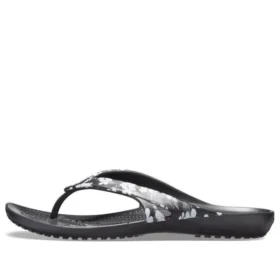 Chinelos de verão Kadee II «Tropical Floral Black»