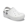 Classic Baya Lined Clog «White Grey»