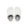 Classic Baya Lined Clog «White Grey»