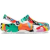 Classic Beach Sandals unissexo multicoloridas brancas